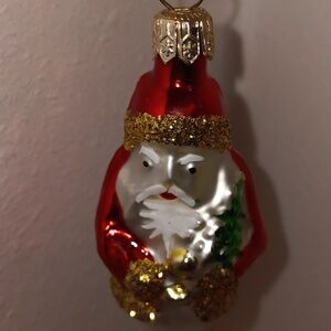 German glass Santa